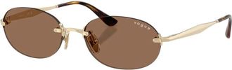 Vogue Eyewear Vo 4342S Zonnebril - unisex - Zonnebrillen - Geel - 55 MM - Accessoires