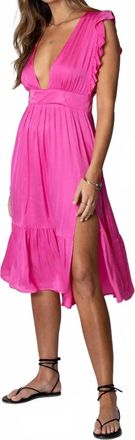 Stillwater Jessie Midi Dress In Rose