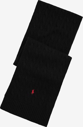 Polo Ralph Lauren Zopfstrick-Schal aus Merinowolle Pony