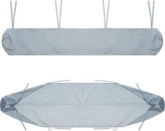 OEM Toldo Para Terraza, Cubierta Para Toldo De Terraza Con Espacio De Almacenamiento, Protecci&oacute;n Impermeable Contra La Nieve Y El Polvo (3 M, Plata)