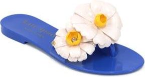 Kate Spade New York jaylee flip flop in Wild Blue Iris/Cream at Nordstrom Rack, Size 6