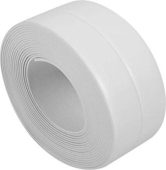 OEM Tira De Sellado Autoadhesiva Ulisem Para Ba&ntilde;era Y Pared, 3,2 M De Largo, Para Fregadero, Cocina, Ba&ntilde;o, Inodoro, Lavabo, Suelo, Pared, Esquinas, Protec