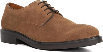 Dune London Mens Barney* Lace-Up Gibson Size UK 10 Suede Derby Shoes