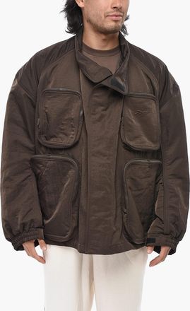 Hed Mayner REEBOK Nylon Utility Jacket with Velcro Closure Hed Mayner