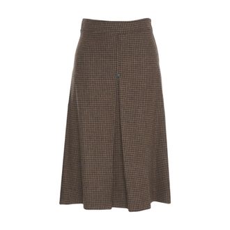 Department Five Midi Skirts, female, Brown, S, Float Midi Skirt