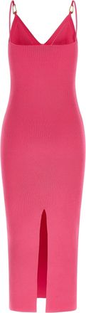Versace Womens Fuchsia Viscose Midi Dress