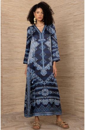 Hale Bob Bridie Charmeuse Dress in Navy at Nordstrom, Size X-Small