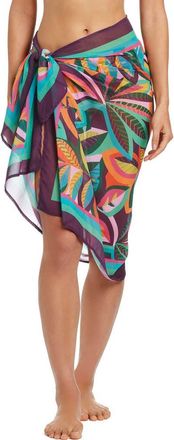 Bleu Rod Beattie Tropical Print Pareo in Multi at Nordstrom