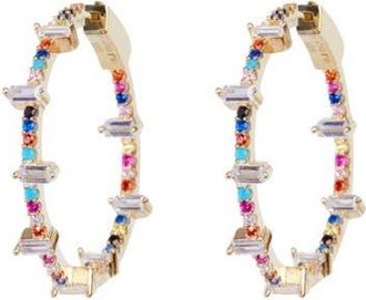 Nickho Rey Houlehan Hoop in Rainbow/gold at Nordstrom