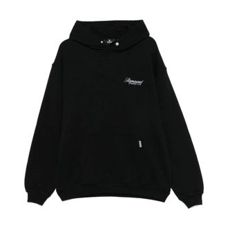 Represent Hoodies, male, Black, M, Owners Club Script Sweatshirt