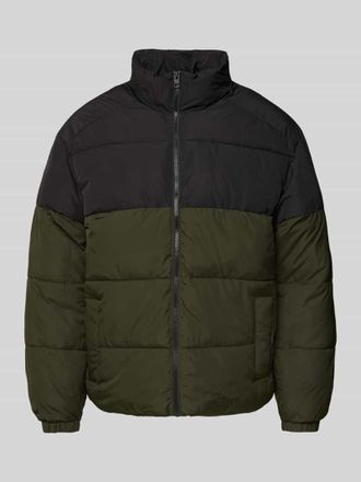 Jack & Jones Jack & Jones Steppjacke mit Stehkragen Modell MAZE in Oliv, Größe XXL