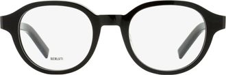 Berluti BL50020U Oval Acetate Eyeglasses - Black