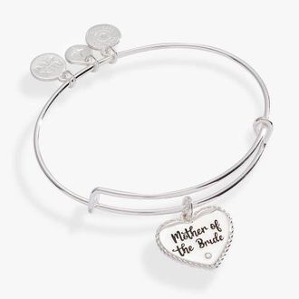 Alex and Ani Mother of the Groom Heart Bangle in Gold at Nordstrom