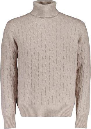 Autore Maglia Dolcevita Curtis - Heren - Coltruien - Beige - L - Wol - Truien & Vesten