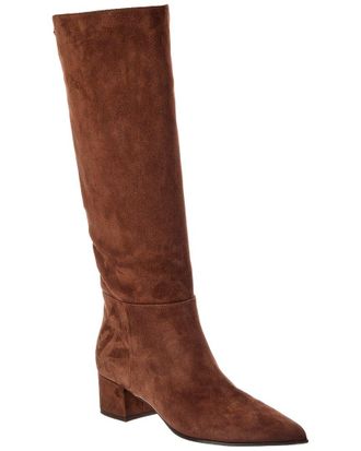 Gianvito Rossi Piper 45 Suede Knee-High Boot