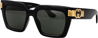 Gucci Stijlvolle zonnebril Gg 1689S - Dames - Zonnebrillen - Zwart - 54 MM - Accessoires
