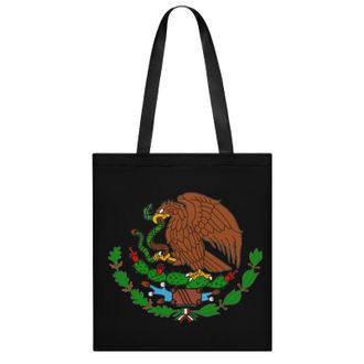 Generic Mexican Flag Symbol Womens Tote Casual Shopping Bag Lightweight Shoulder Bags Hobos Handbag for Work Travel Daily 35x40cm