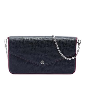 Louis Vuitton Pre-owned Pochette Felicie - Dames - Pre-owned - Zwart - Maat: ONE Size Zijde