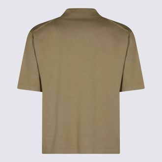 Auralee Mens T-Shirts And Polos Khaki Beige