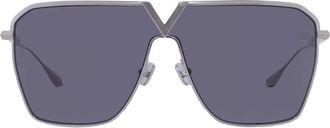 Valentino V - GOLDSHIELD Grey Pilot Unisex Sunglasses VLS-137 A 134