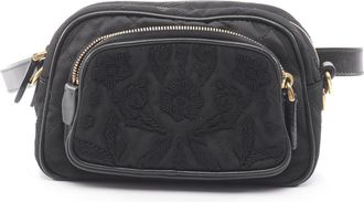 Prada Black Nylon Leather Fanny Pack (Pre-Owned)