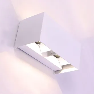 Wonderlamp Wonderlamp - Aplique Led De Exterior Leva Ii Blanco (4x5w)