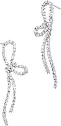 Savvy Cie Jewels Cz Drop Earrings