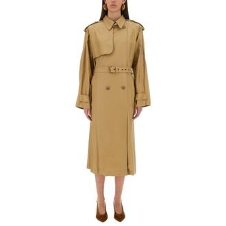 Isabel Marant Dames, Mantels, Beige, Maat: S Linnen