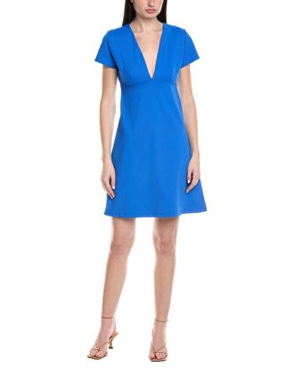 Susana Monaco V-Neck A-Line Mini Dress