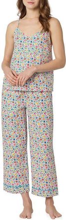 Bedhead Pajamas Print Crop Pajamas in Whimsy Ditsy at Nordstrom, Size X-Small