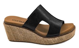 Corkys Footwear Womens Kiss N Tell Wedge In Black