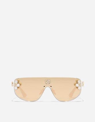 Dolce & Gabbana Dg Crystals Sunglasses - Woman New Arrivals Gold Onesize