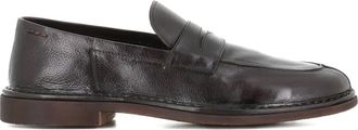 Alexander Hotto Mocassini penny in pelle - Marrone