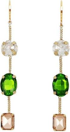 Petit Moments Alice Linear Drop Earrings in Neutral Green at Nordstrom Rack