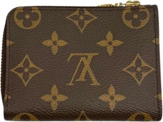 Louis Vuitton Pre-owned Noah Compact Leather Coin Case - Dames - Vintage Accessoires - Bruin - ONE Size - Leer - Vintage