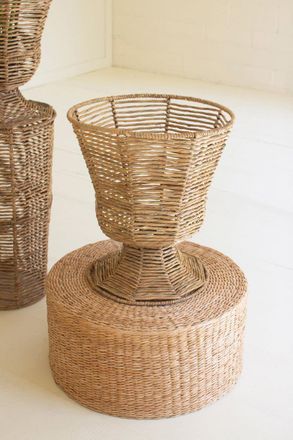 Kalalou Iron And Seagrass Urn