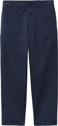Carhartt Work in Progress logo-patch trousers - men - Fabric - 30 - Blue