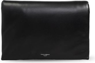 Dolce & Gabbana Leren schoudertas - Heren - Clutches - Zwart - ONE Size - Leer - Tassen