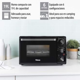 Tristar Ov 3622 Horno De Convecci&oacute;n Negro 19 Litros