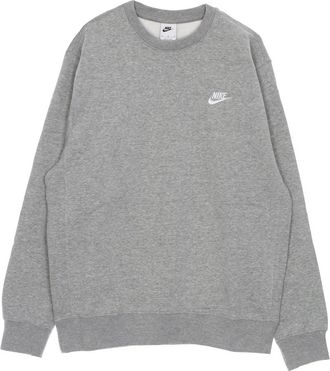 Nike Crewneck Sweatshirt Long Sleeve - Heren - Sportshirts - Grijs - XL - Katoen - Fitness