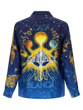 Casablanca Astrology Shirt - Blue