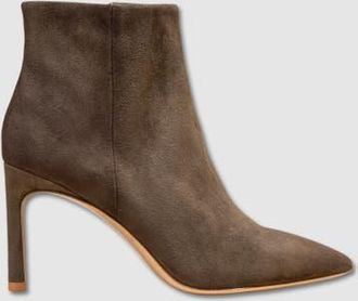 Mi-Mai Noura Pointed Toe Ankle Boot in Khaki at Nordstrom, Size 9