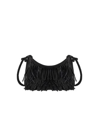 Dragon Diffusion BORSA A TRACOLLA FRINGE SLING NERA DRAGON DIFFUSION