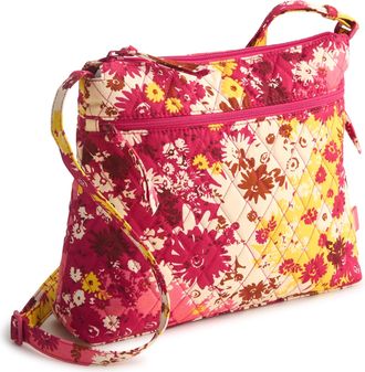Vera Bradley Outlet Premium Cotton Original Zip Hipster Crossbody Bag