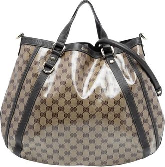 Gucci Pre-owned Handbags, female, Brown, Size: ONE SIZE Pre-owned Printed Everyday Bag