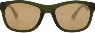 Serengeti Eyewear Chandler Polarized SS557002 Mens Sunglasses Green Size 56