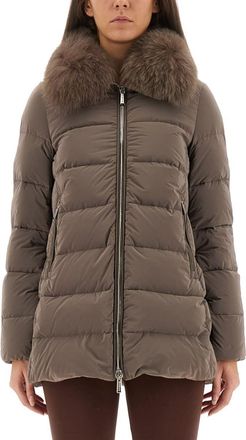 Moorer Padded Jacket dorado
