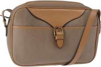 Dior Pre-owned Cross Body Bags, female, Beige, Size: ONE SIZE Pre-owned Trotter Canvas Shoulder Bag