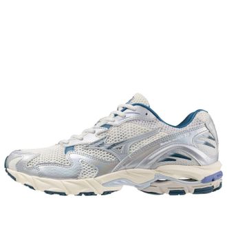 Mizuno Wave Rider 10 White Silver Blue D1GA243101