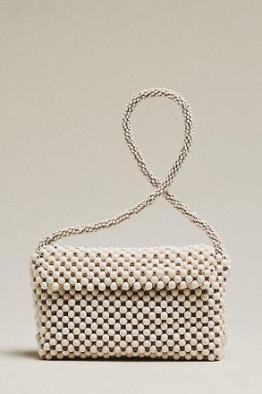 Maeve The Fiona Wood Beaded Shoulder Bag